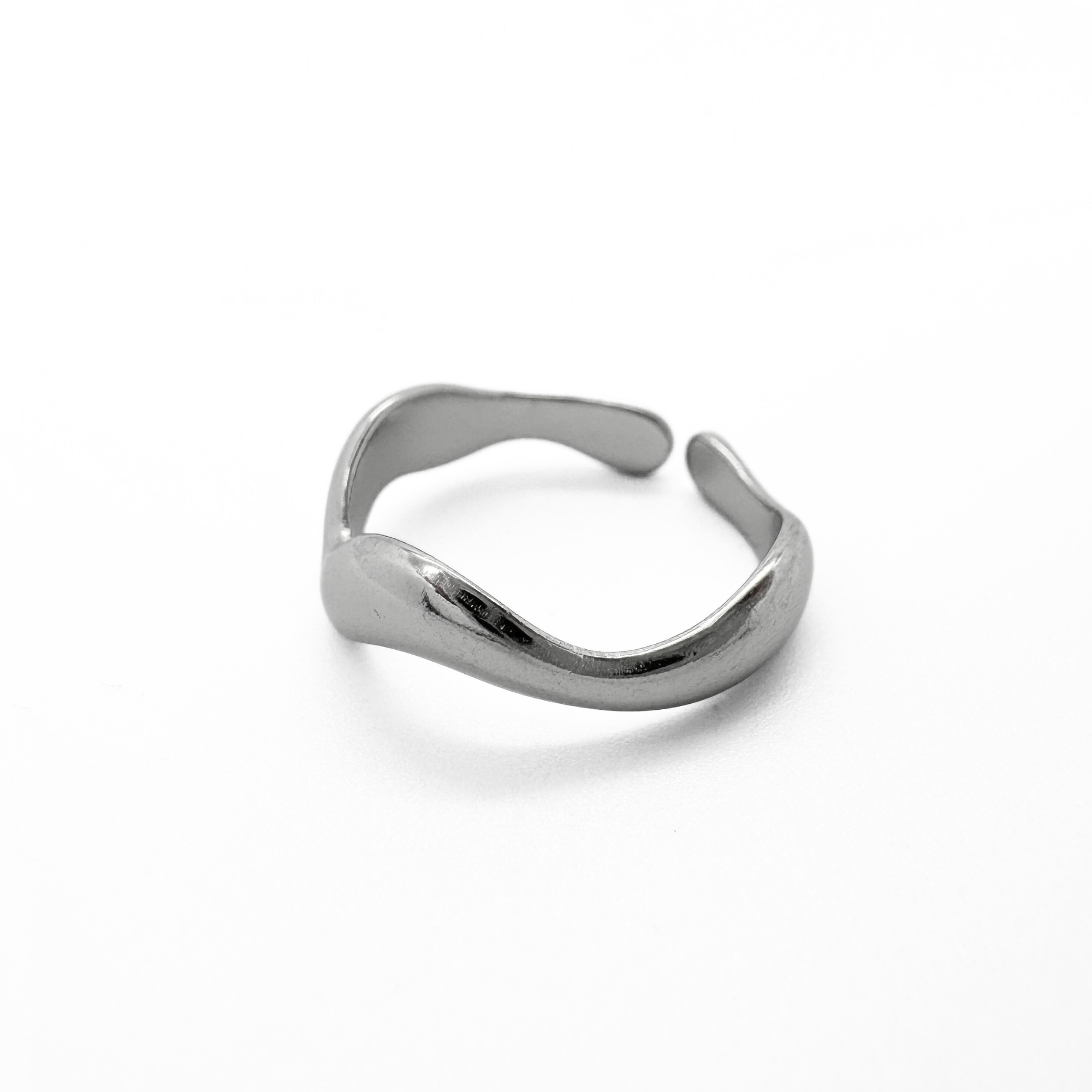 Waves - Ring - Stainless Steel - Verstelbaar