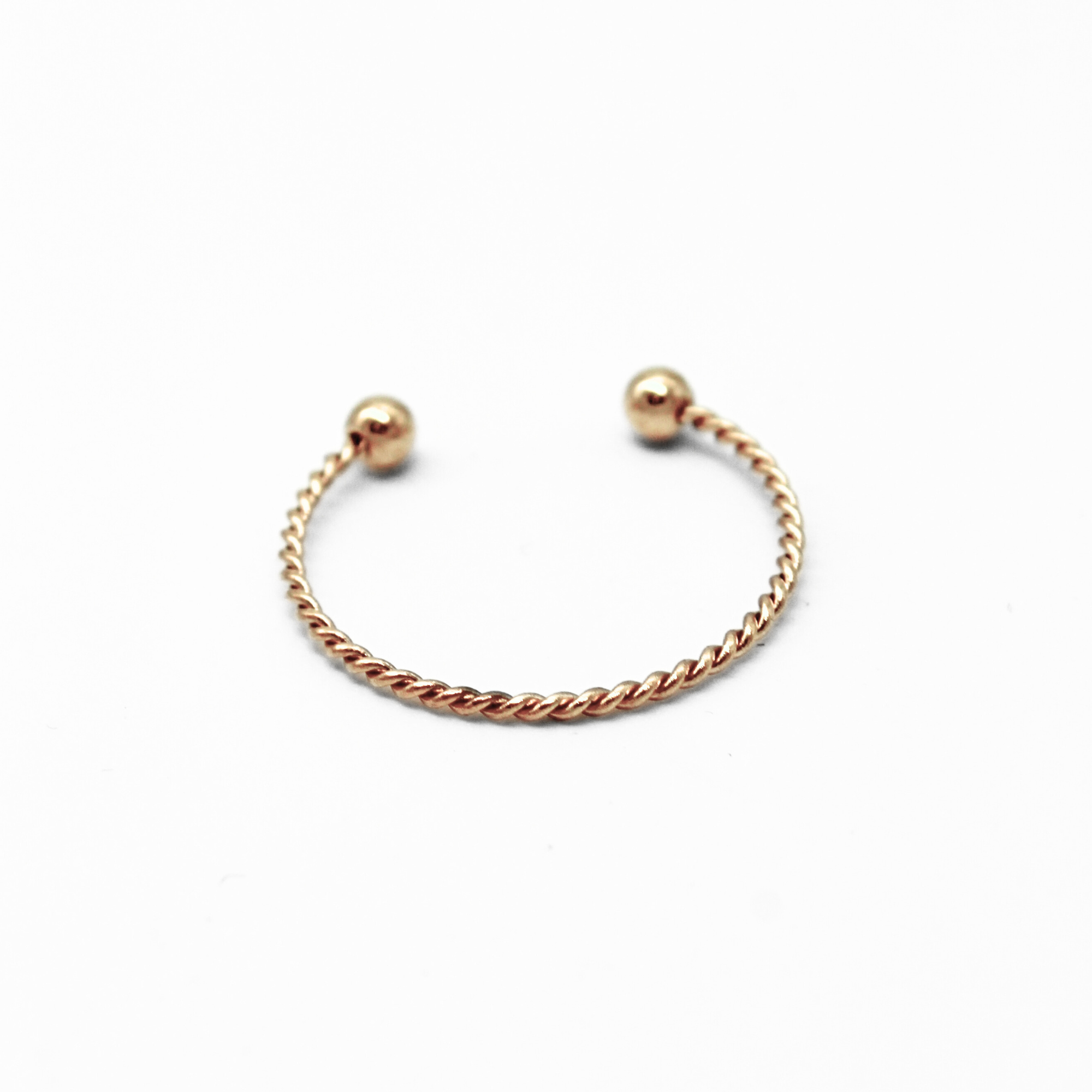 Basic Twist - Ring - Stainless Steel - Verstelbaar