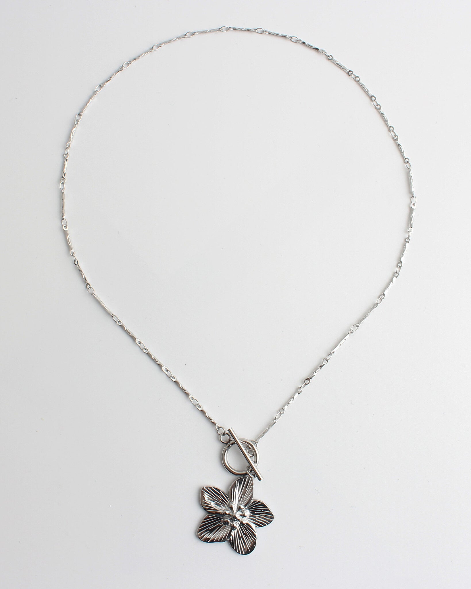 Fleur - Ketting - Stainless Steel