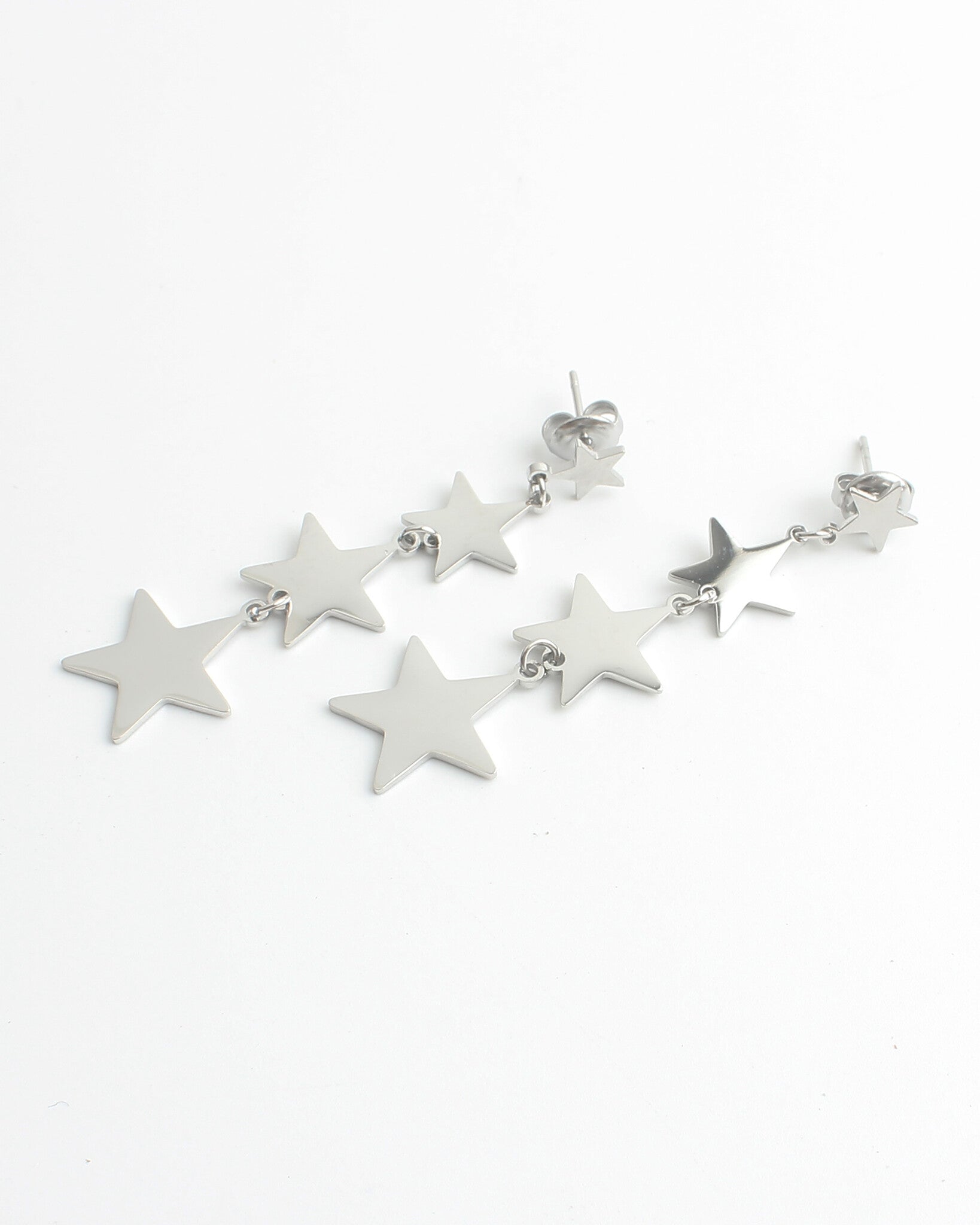 Stars, Stars, Stars - Oorbellen - Stainless Steel