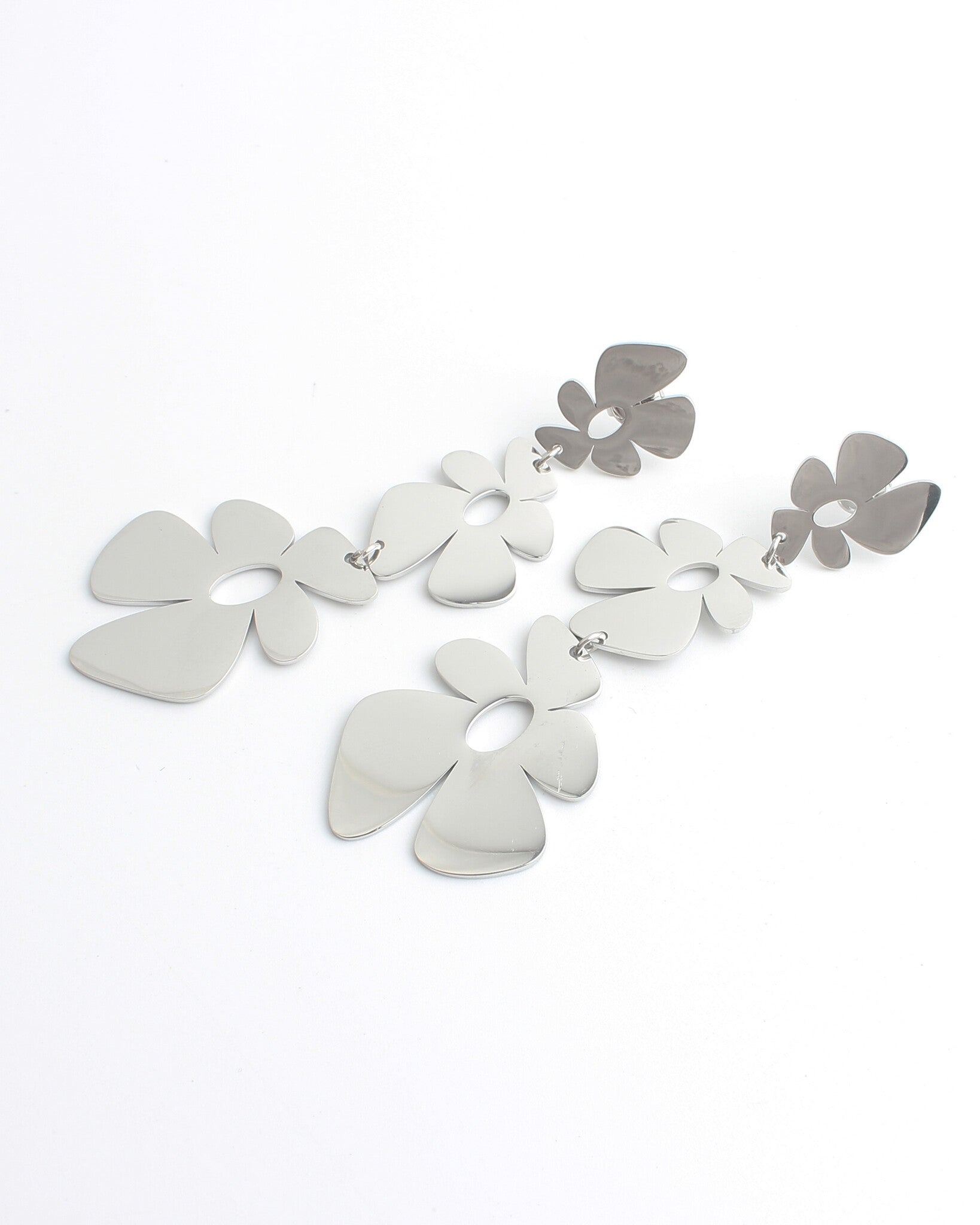 Flowers, Flowers, Flowers - Oorbellen - Stainless Steel