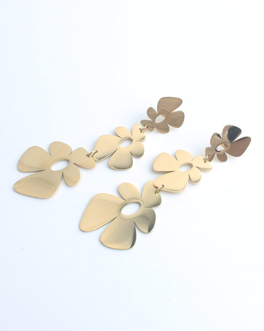 Flowers, Flowers, Flowers - Oorbellen - Stainless Steel