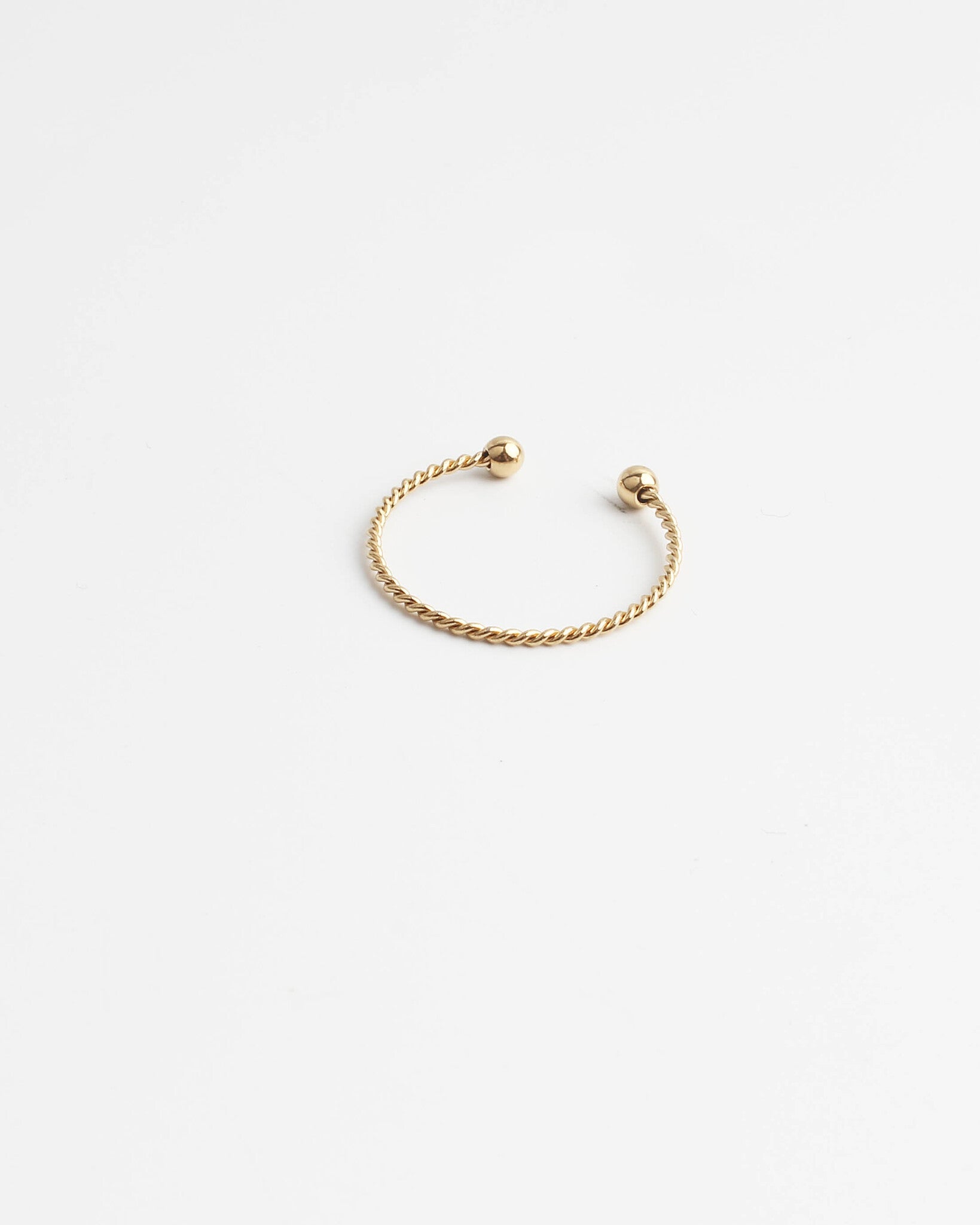 Basic Twist - Ring - Stainless Steel - Verstelbaar