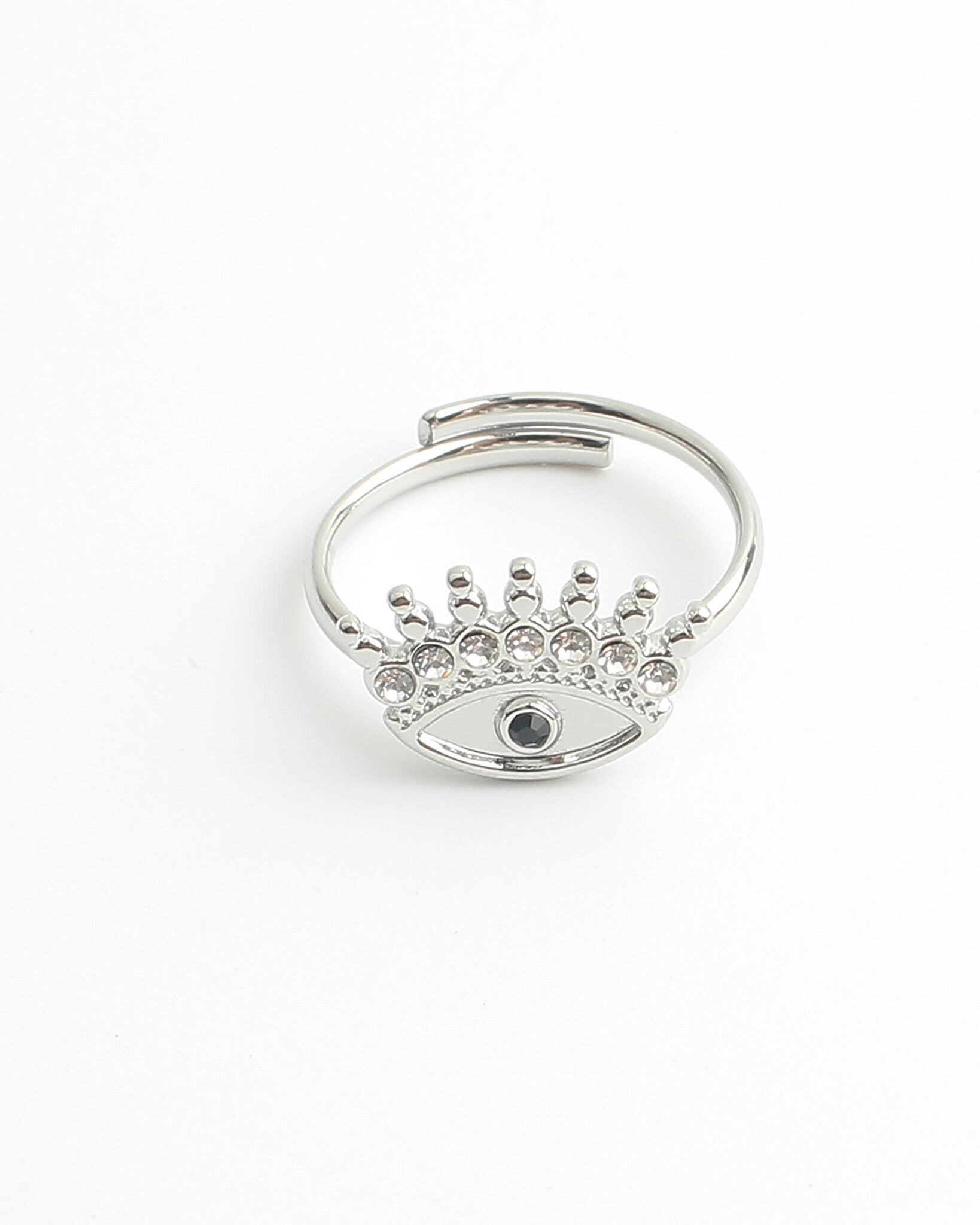 Eye - Ring - Stainless Steel - Verstelbaar