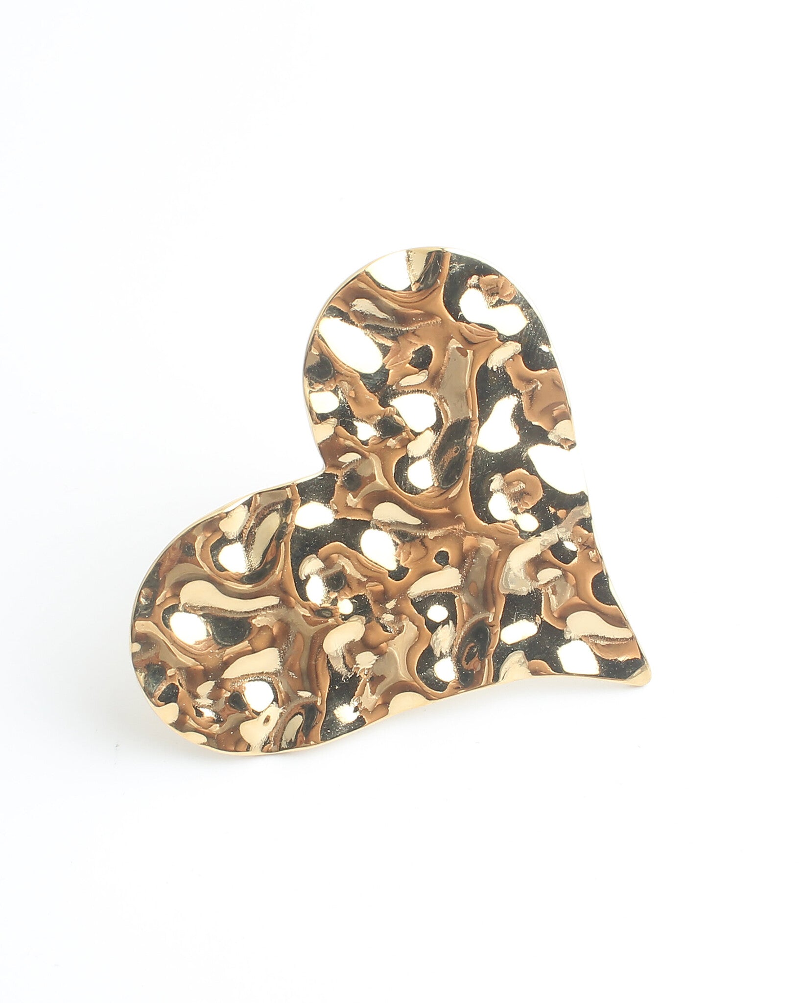 Wavy Heart - Ring - Stainless Steel - Verstelbaar