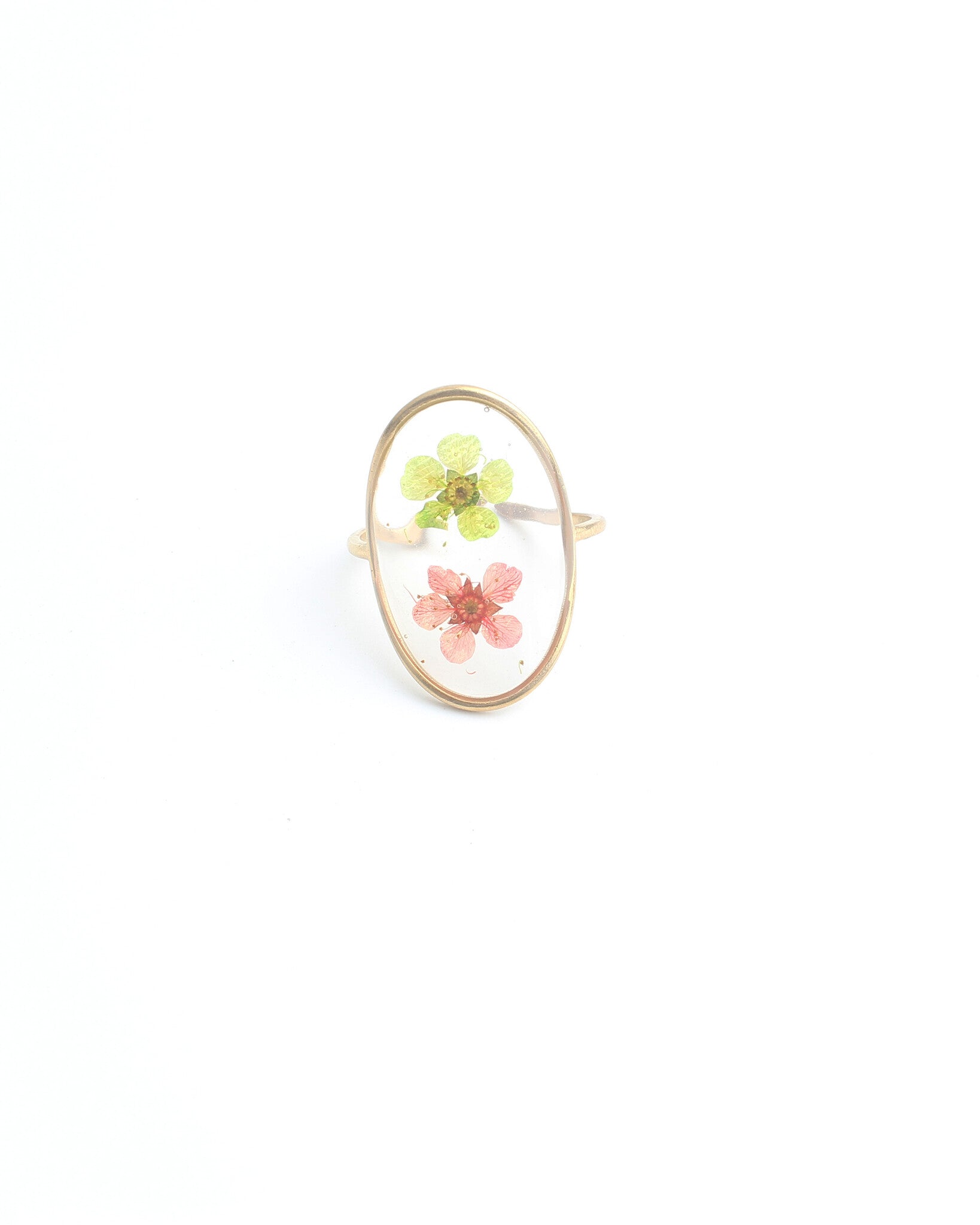 Dried Flowers - Ring - Stainless Steel - Verstelbaar