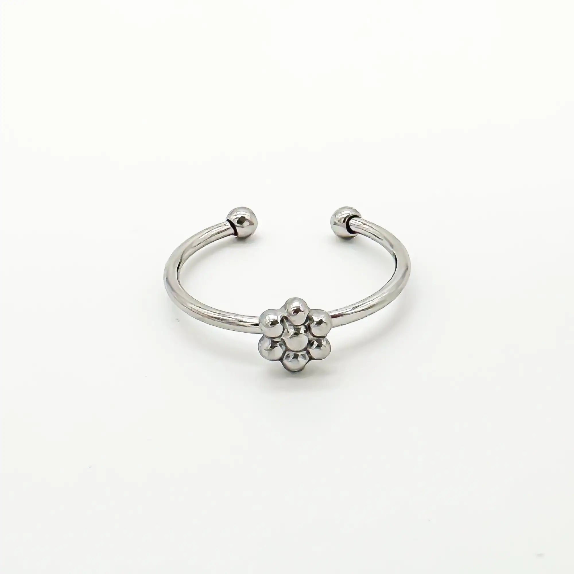 Une Petite Fleur - Ring - Stainless Steel - Verstelbaar