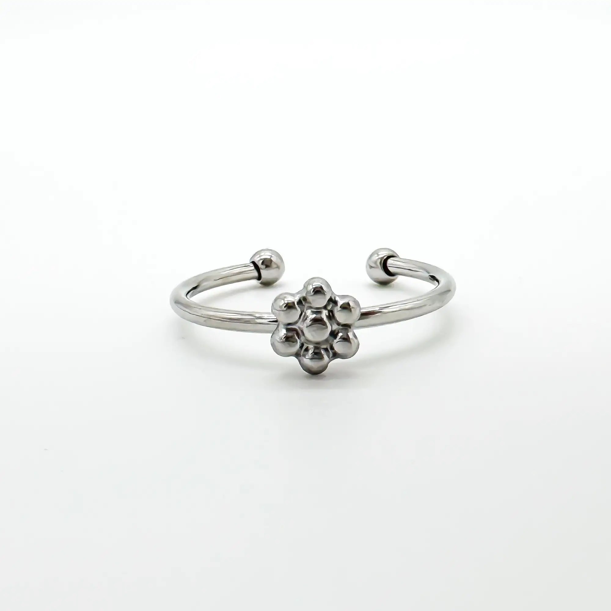 Une Petite Fleur - Ring - Stainless Steel - Verstelbaar