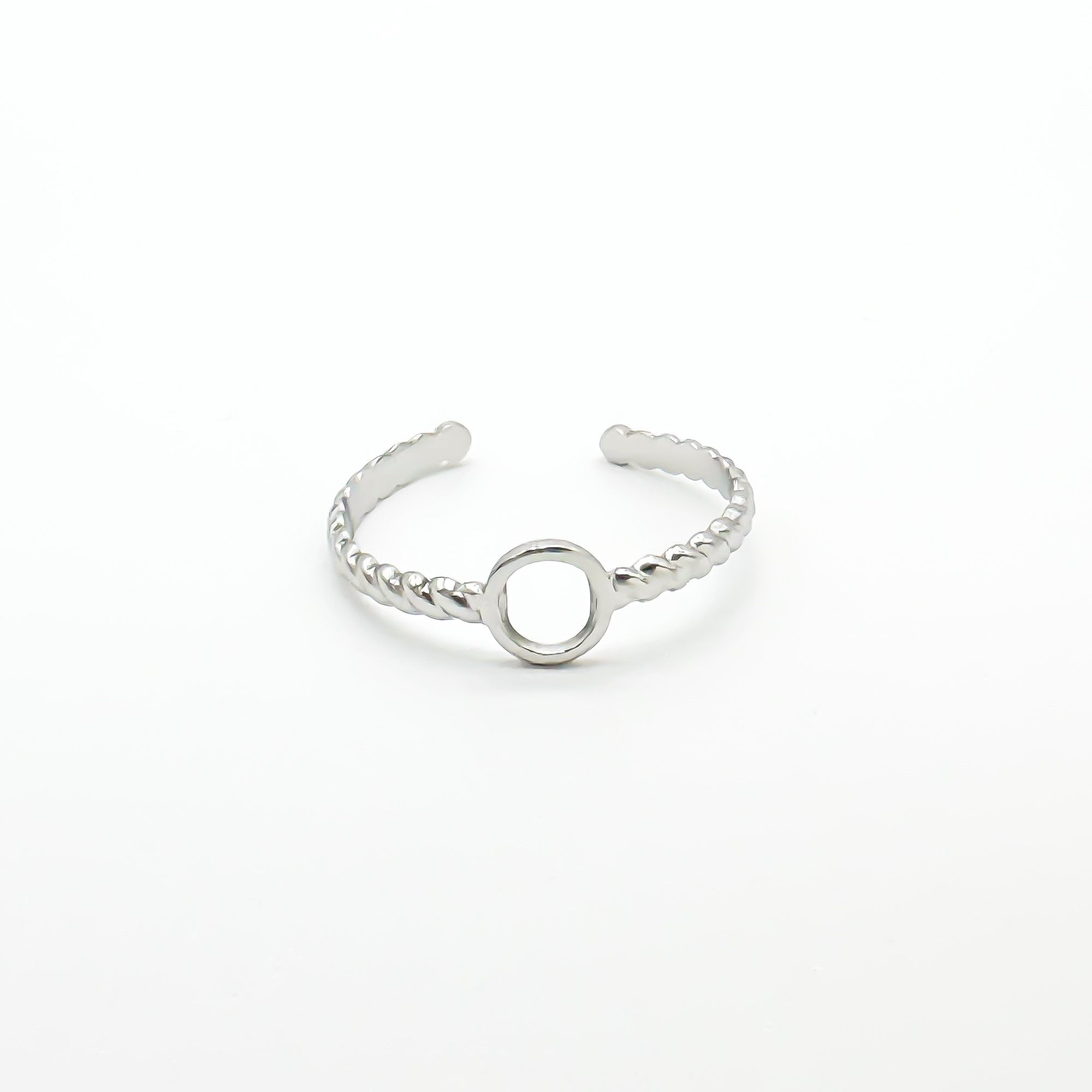 Little Circle - Ring - Stainless Steel - Verstelbaar