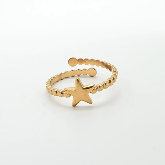 Little Star - Ring - Stainless Steel - Verstelbaar