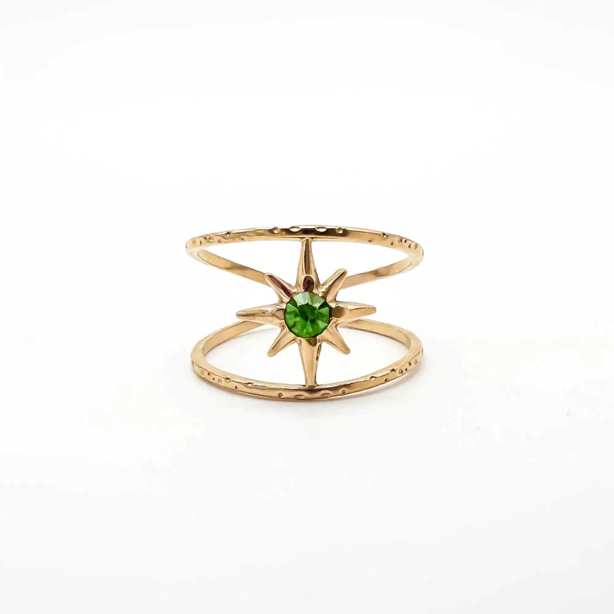 Starred - Ring - Stainless Steel - Verstelbaar