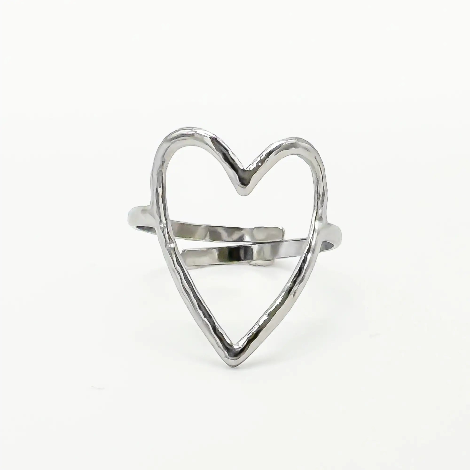 Amoureux - Ring - Stainless Steel - Verstelbaar