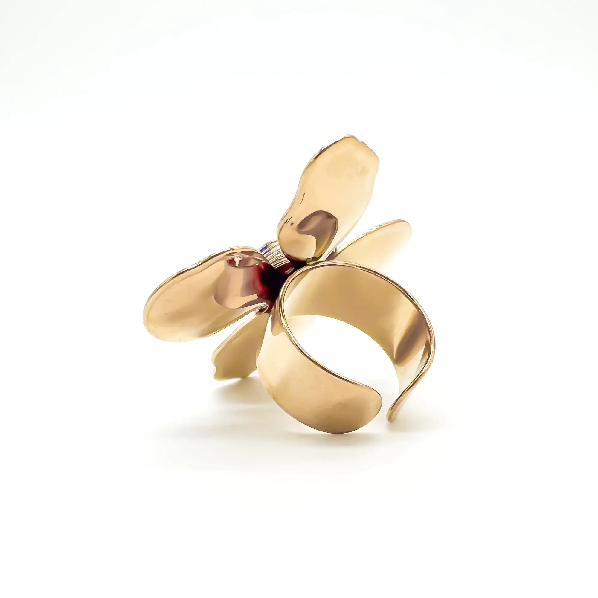 Mega Flower - Ring - Stainless Steel - Verstelbaar