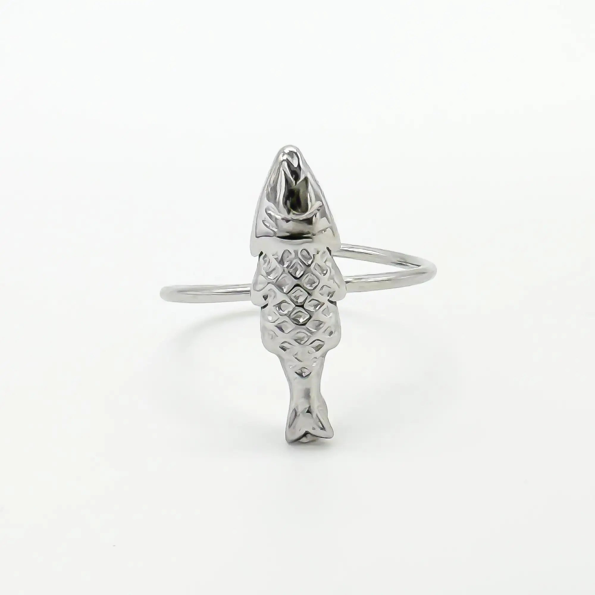 Fish - Ring - Stainless Steel