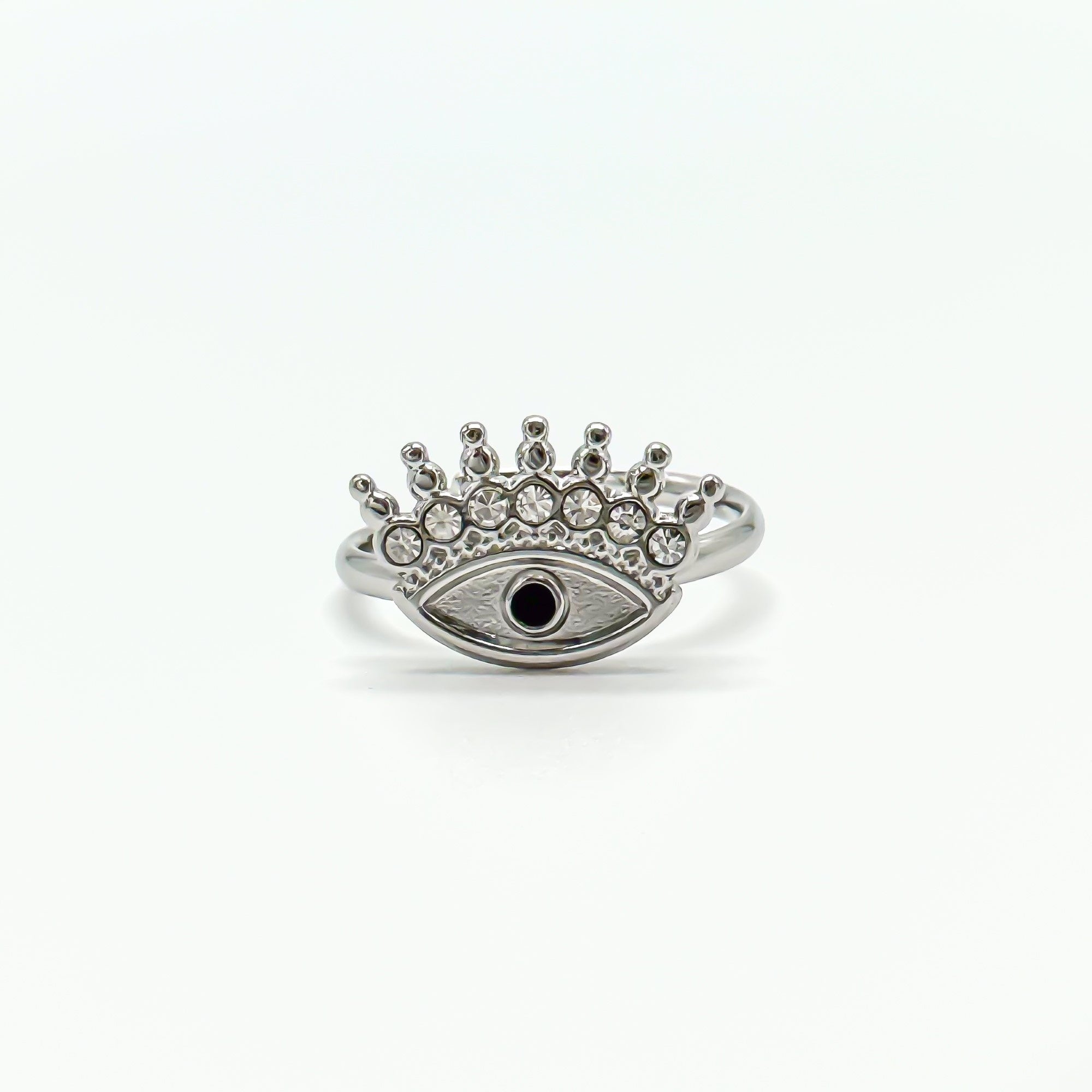 Eye - Ring - Stainless Steel - Verstelbaar