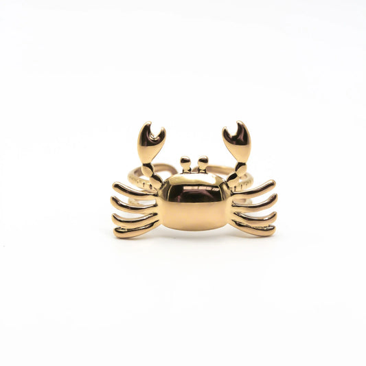 Crabby - Ring - Stainless Steel - Verstelbaar