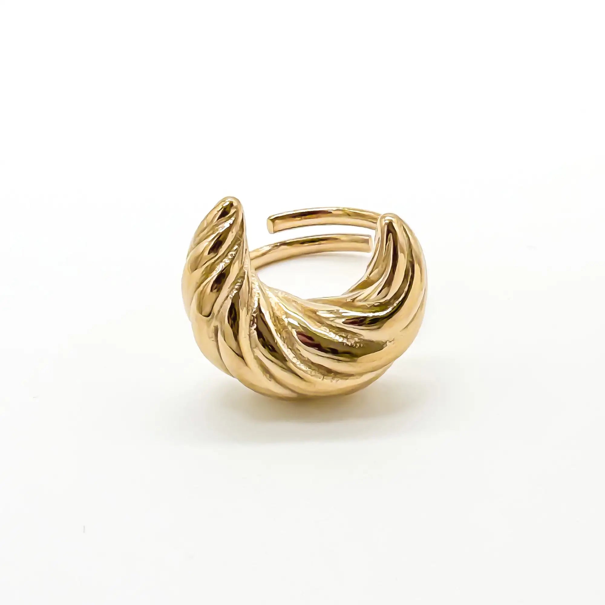 Croissant - Ring - Stainless Steel - Verstelbaar