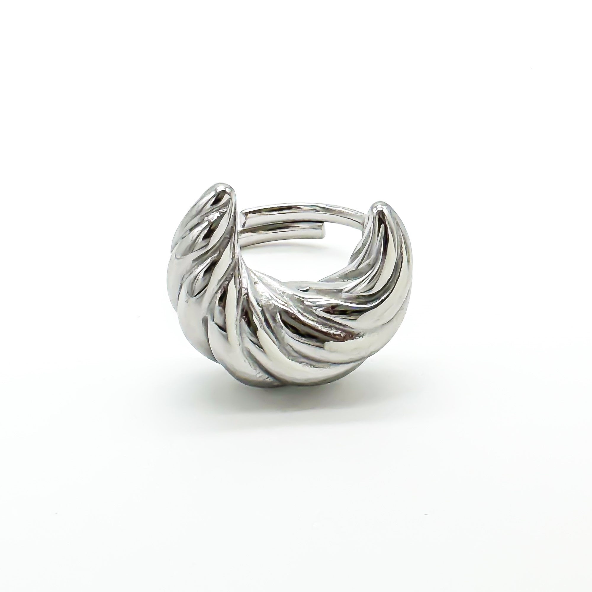 Croissant - Ring - Stainless Steel - Verstelbaar