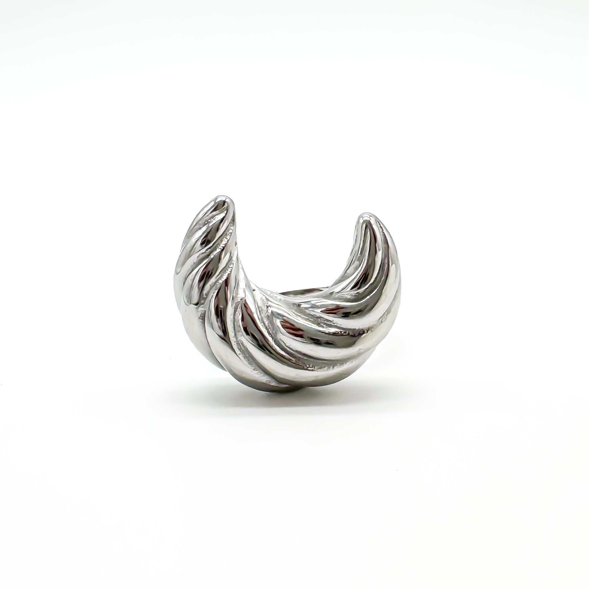 Croissant - Ring - Stainless Steel - Verstelbaar