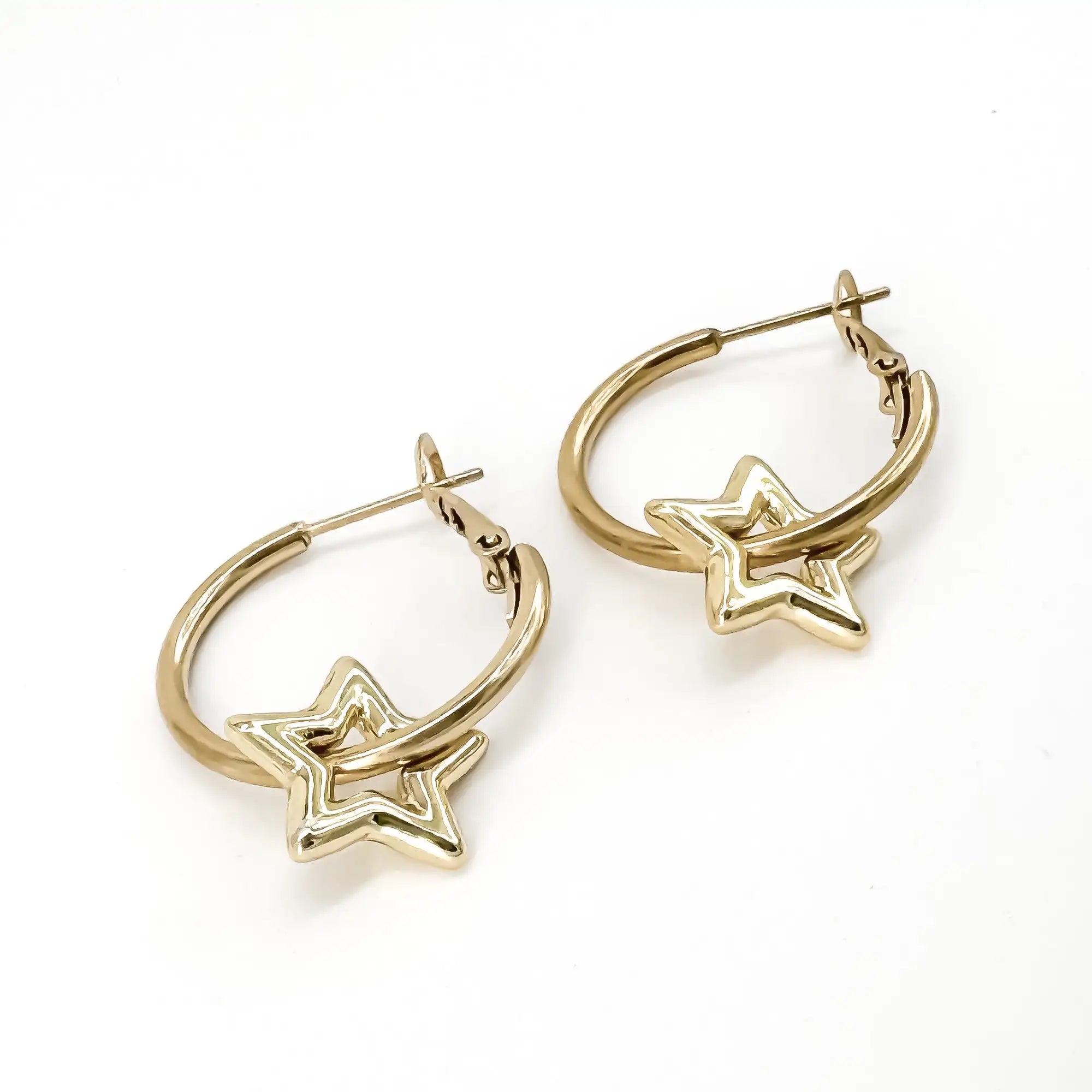 Shining stars - Oorbellen - Stainless Steel