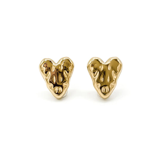 Hearts - Studs - Oorbellen - Stainless Steel