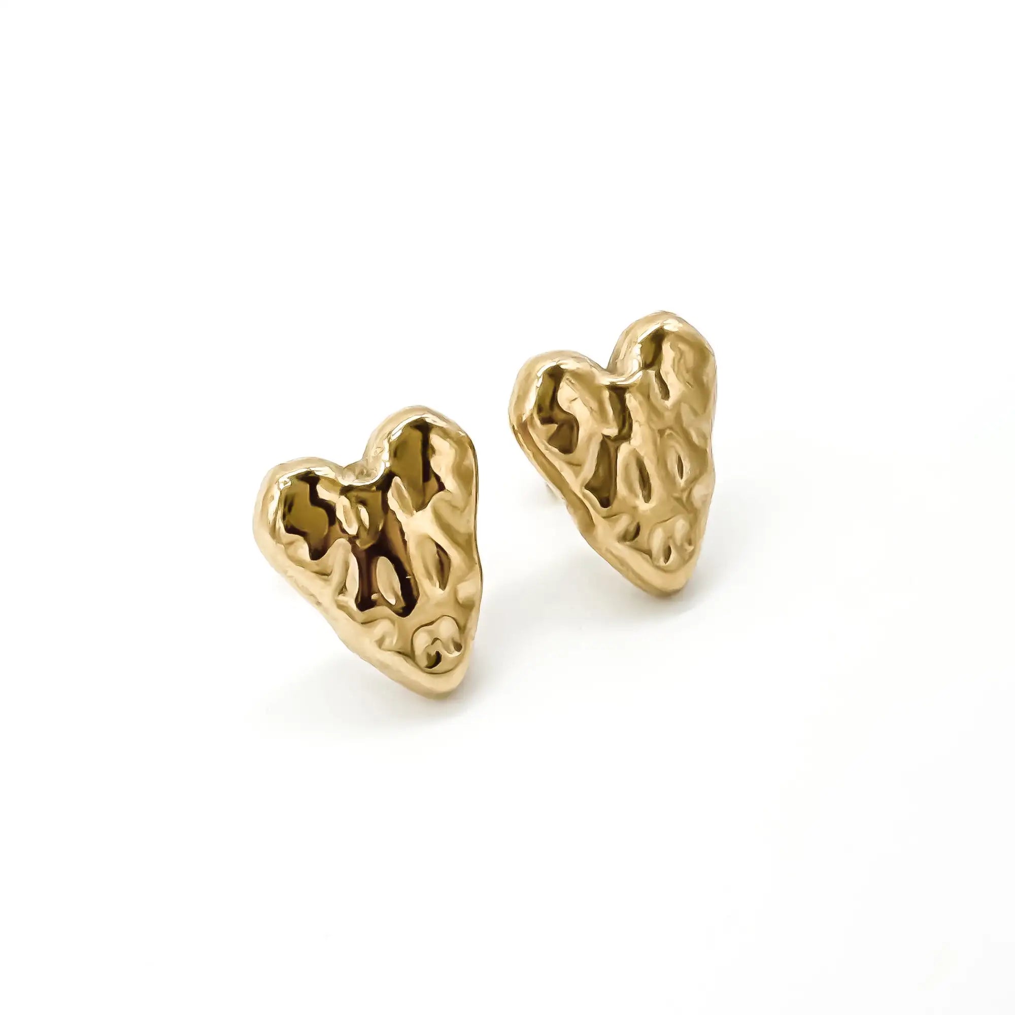 Hearts - Studs - Oorbellen - Stainless Steel