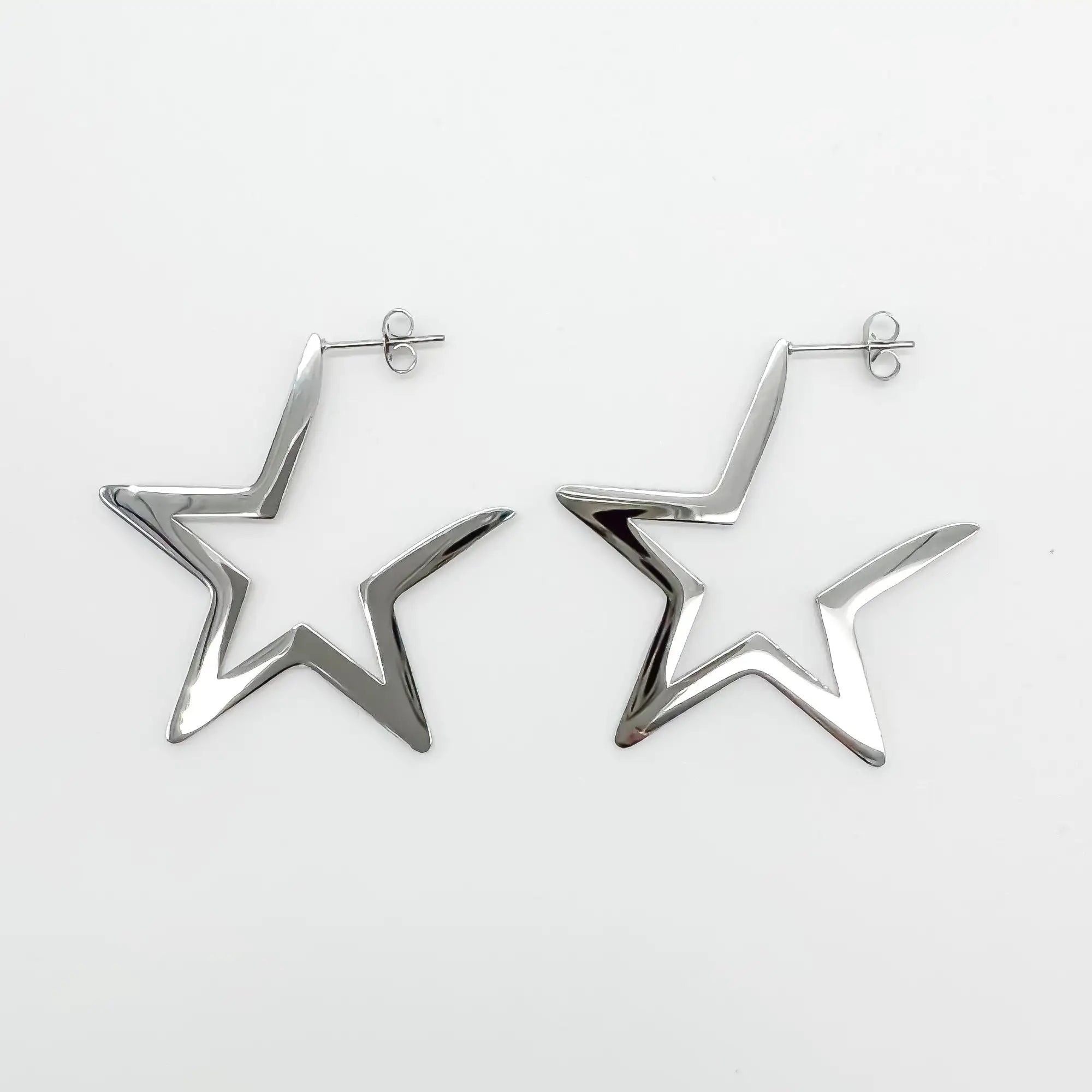 Mega Star - Oorbellen - Stainless Steel