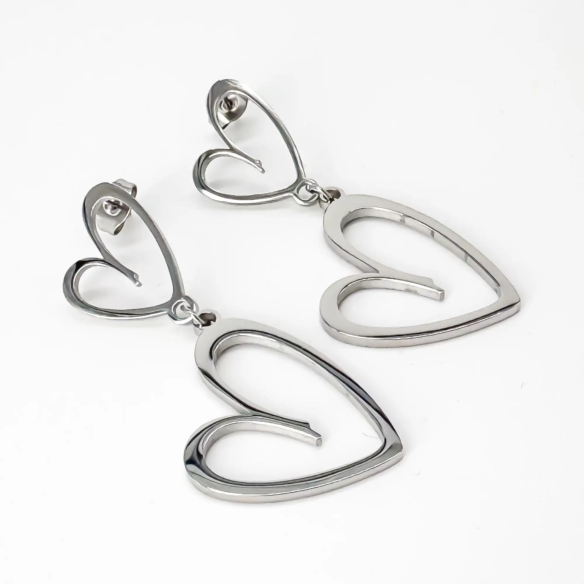 Double the love - Oorbellen - Stainless Steel