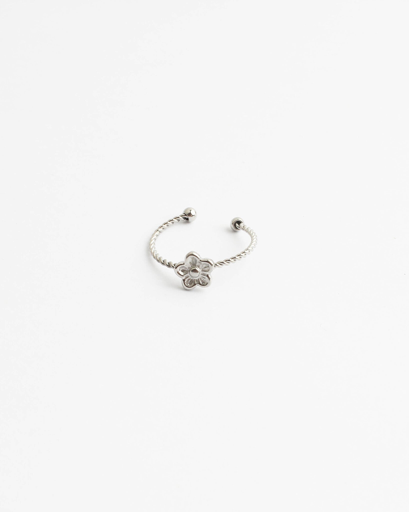 Daisy Twist - Ring - Stainless Steel - Verstelbaar