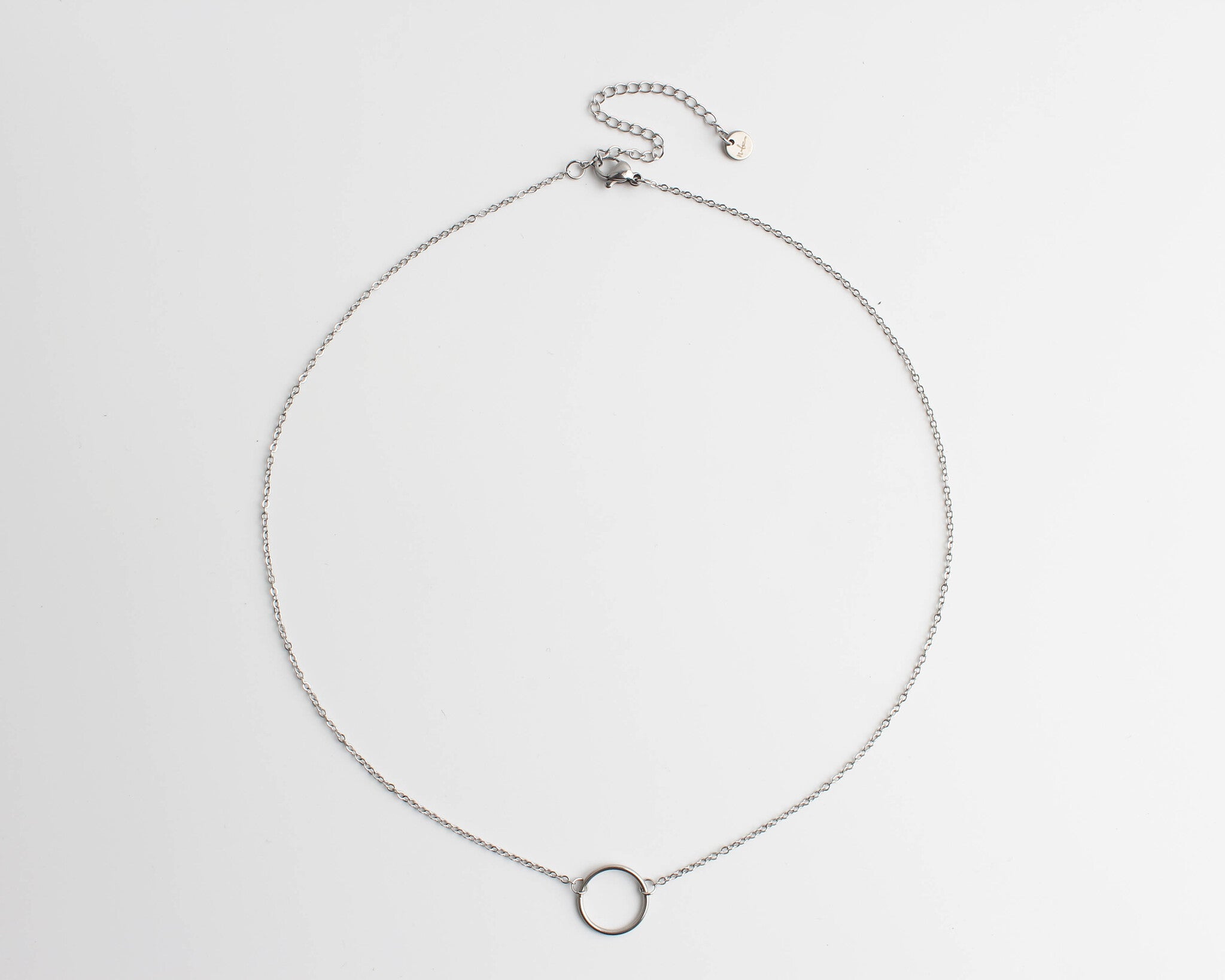 Circle - Ketting - Stainless Steel