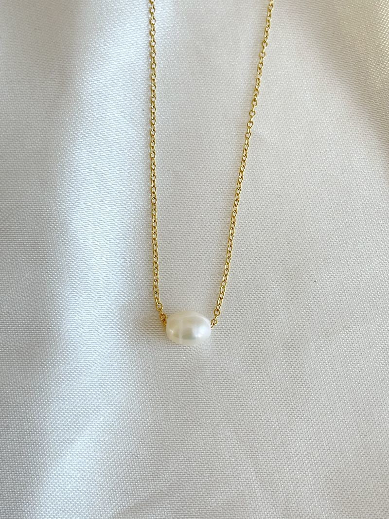 Fresh Water Pearl - Ketting - Stainless Steel