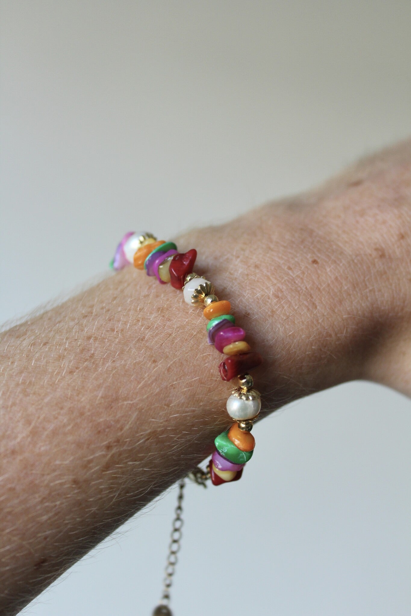 Rainbow Shell - Armband - Stainless Steel