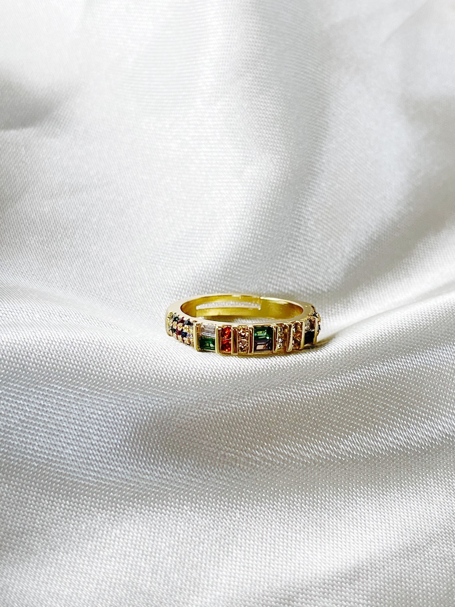 Put a ring on it - Ring - Multicolor - Verguld - Verstelbaar