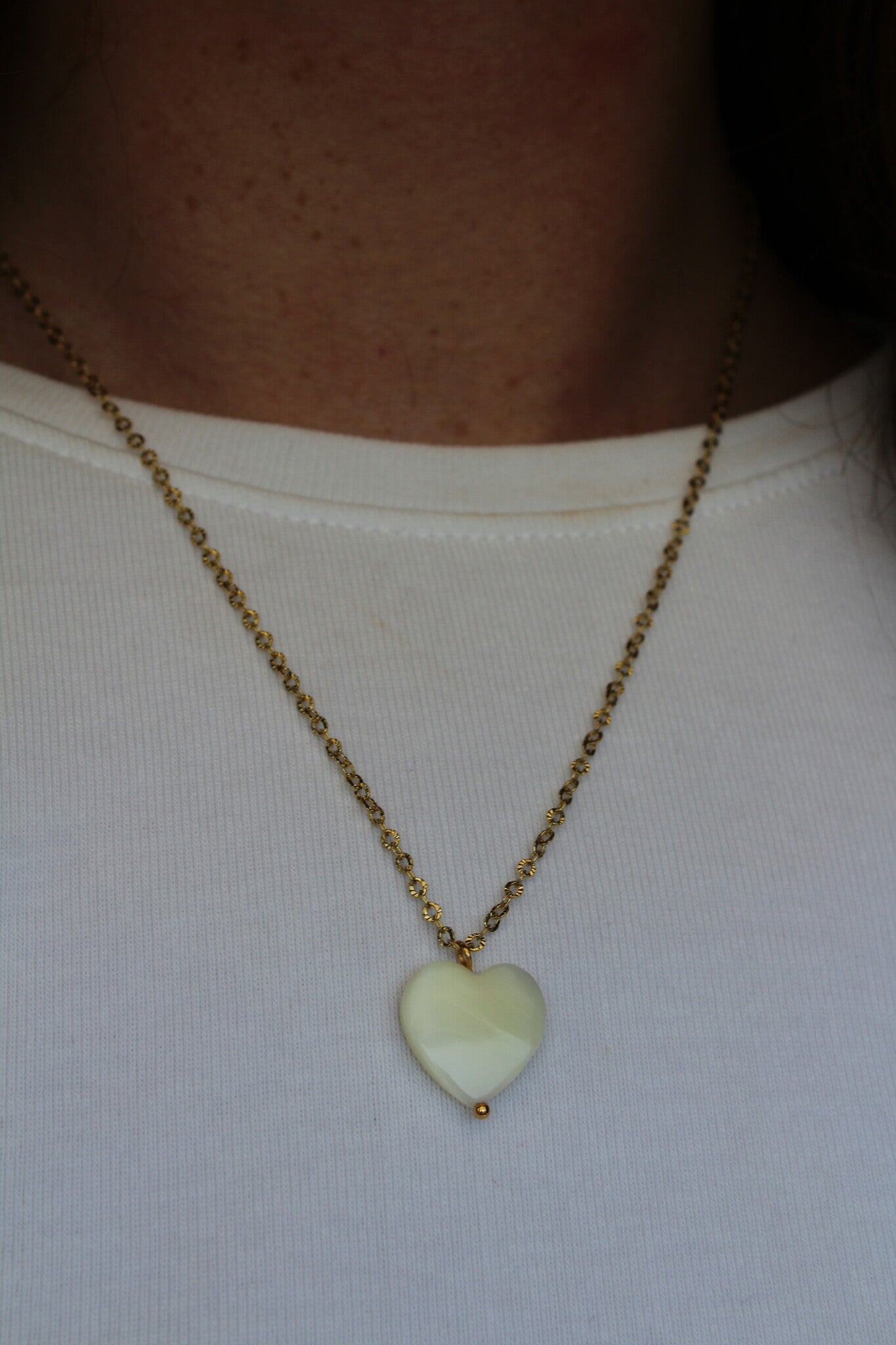 Heart Shaped Shell - Ketting - Stainless Steel