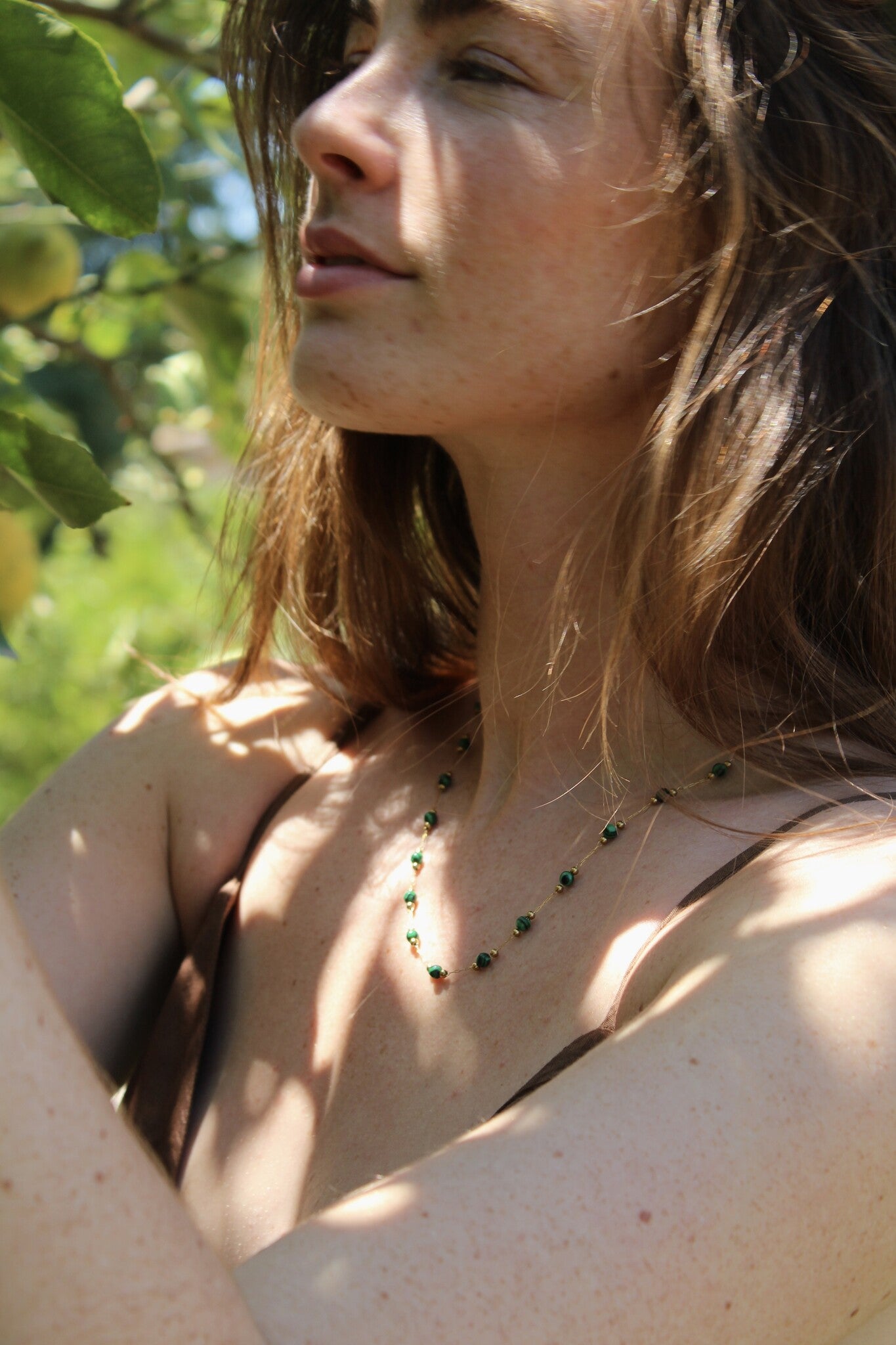 Sophia - Ketting - Natuursteen - Stainless Steel