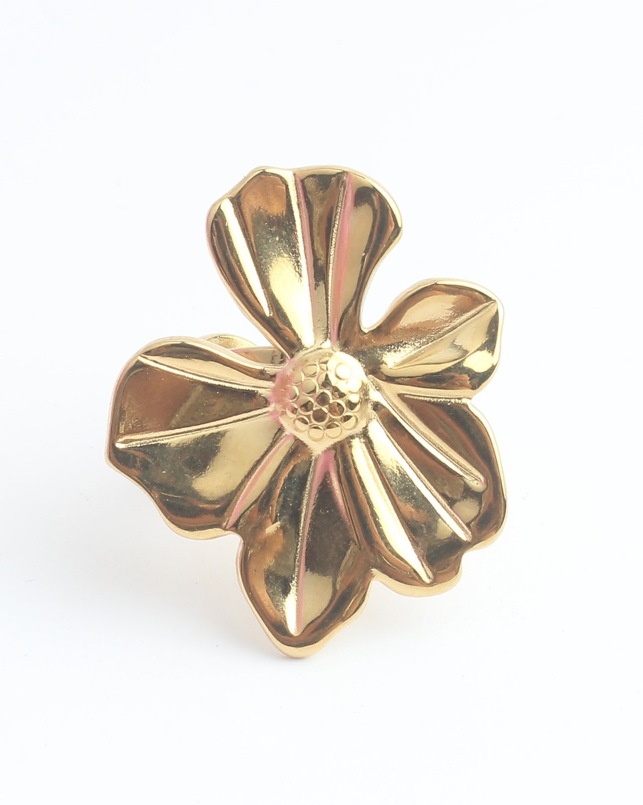 Elegant Flower - Ring - Stainless Steel